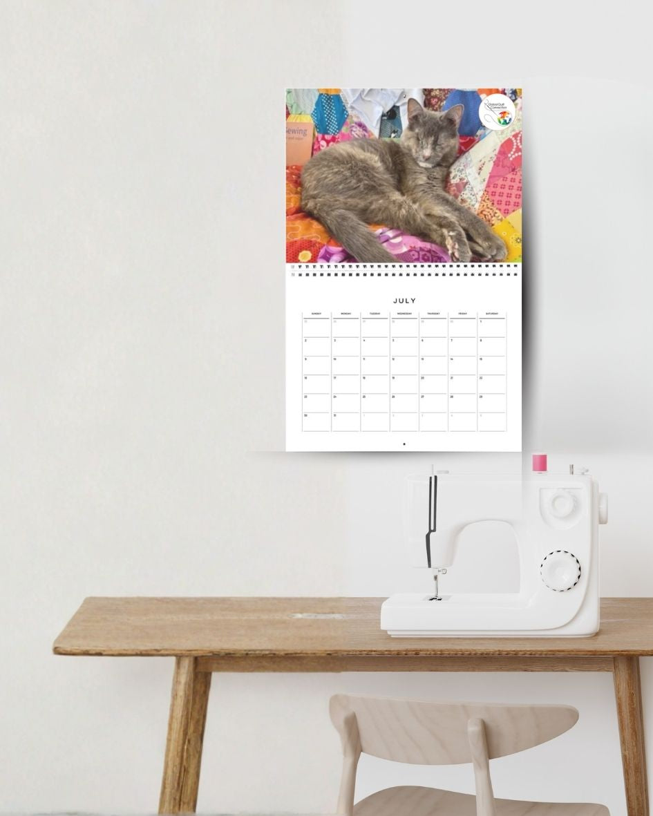 Pre-Order - 2027 Pets on Quilts Calendar from Global Quilt Connection