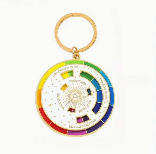 Color Wheel Key Chain - Moves!