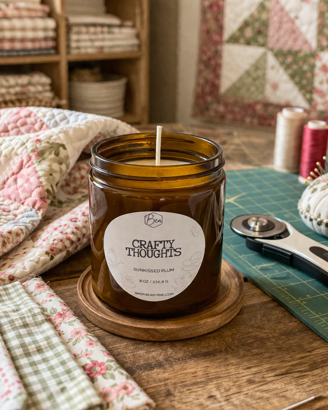 Crafty Thoughts Large Scented Candle