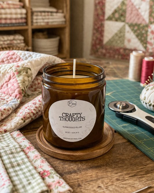 Crafty Thoughts Large Scented Candle