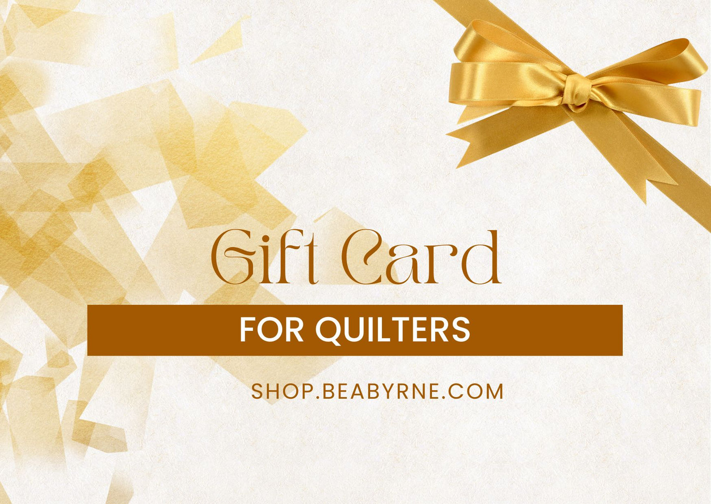 Gift Card for Quilters
