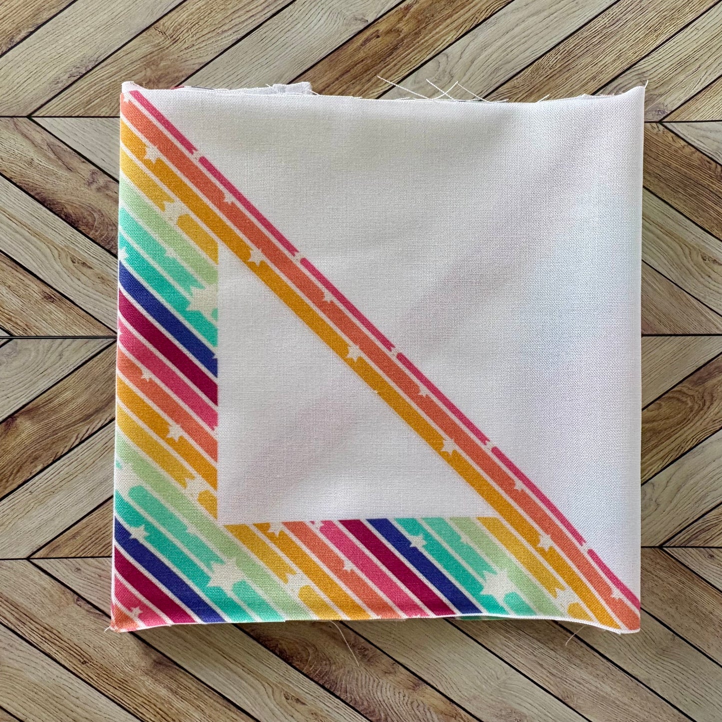 Quilt Corner Labels by Bea, in Rainbow Star Design - Pack of 6