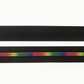 11 Yards of Black & Rainbow Zipper Tape with Pulls