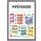 Artful Craft Carts Stickers