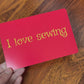 I Love Sewing Postcards - Pack of 6